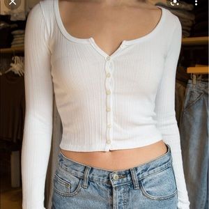 brandy melville long sleeve button up